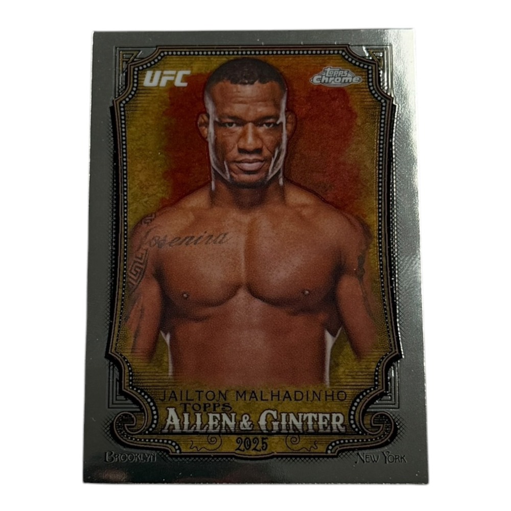2025 Topps Chrome Allen & Ginter‎ UFC Jailton Malhadinho Almeida Heavyweight